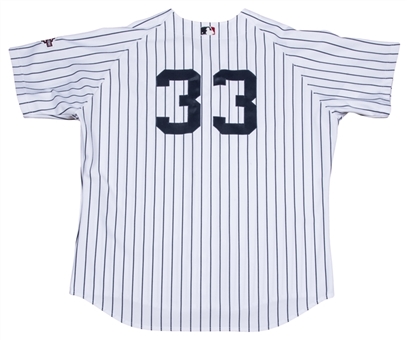 2003 David Wells Game Used New York Yankees Home Jersey-perfect 10 grade (MEARS A10)